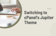 Switching to cPanel’s Jupiter Theme logo