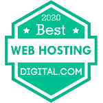 Digital.com Best Web Hosting 2020 Award Badge | A2 Hosting