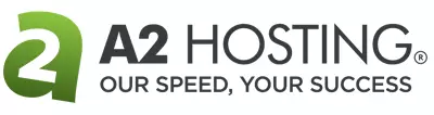 This is the A2 Hosting logo. It says “A2 Hosting Our Speed Your Success.”